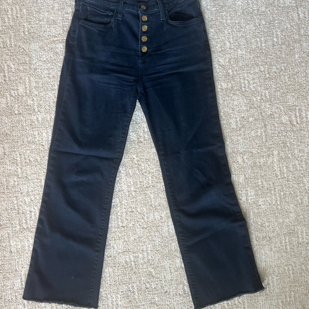 Women's Joe’s Jeans High Rise Cropped Boot - dark blue